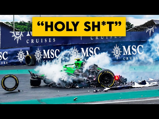 The Most Insane Last Lap Crashes in F1 History
