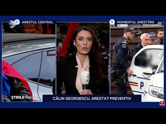 Stirile Kanal D - Calin Georgescu, arestat preventiv. Traseul din ziua arestului! | Editie de seara