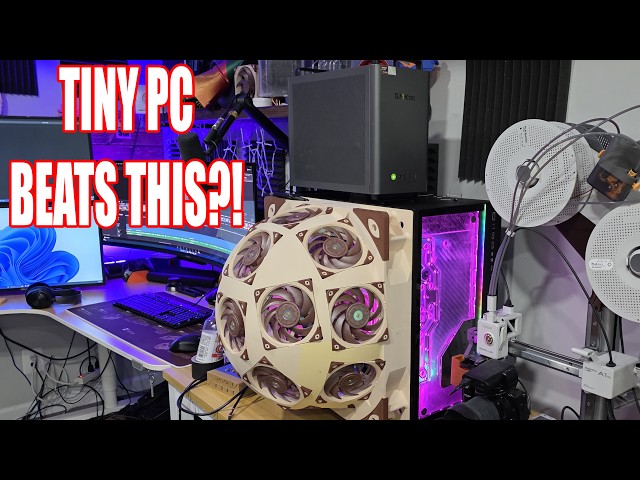 I Built a 13-Fan Water-Cooled Gaming PC… Then a Tiny PC Beat It | GMKtec NEO-X1 Pro Review