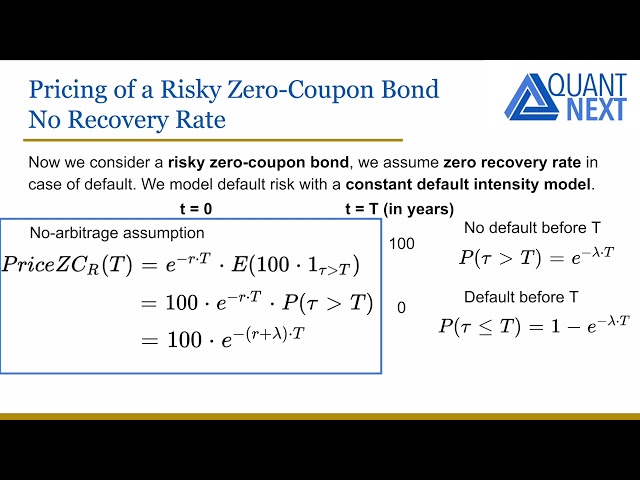 Reduced-Form Models for Defaultable Bond Pricing | Credit Risk Modeling (Part 1)