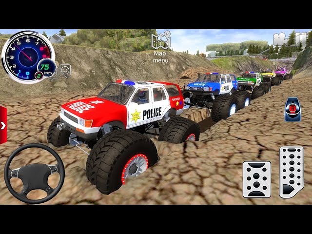 Juegos De Carros Police Monster Truck Impossible Driver Car Extreme Racing For Android Mud Gameplay