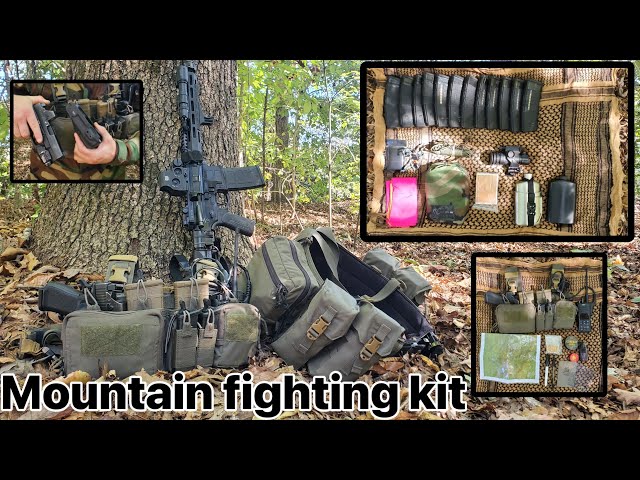 Civilian loadout for combat in the mountains