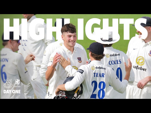 🎩🪄 HENRY CROCOMBE HAT-TRICK | Sussex vs Somerset | Day One Highlights