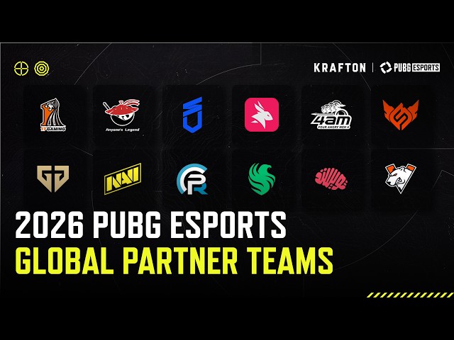 2026 Global Partner Teams: PUBG Esports