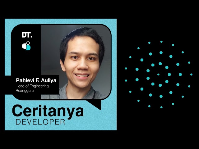 Pahlevi: Jadi developer itu harus lazy!