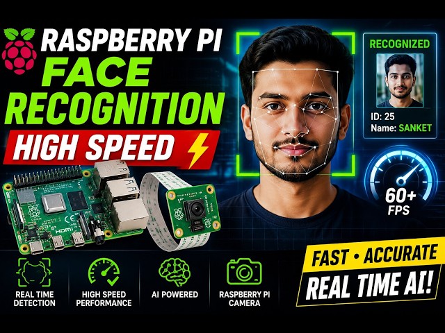 Raspberry Pi Face Recognition Using Pi Camera | Full Python AI Tutorial