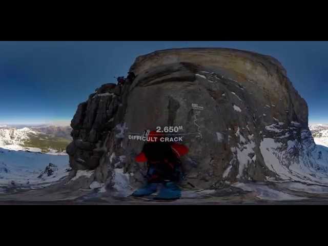 360 Camera | Eiger North Face – Difficult Crack