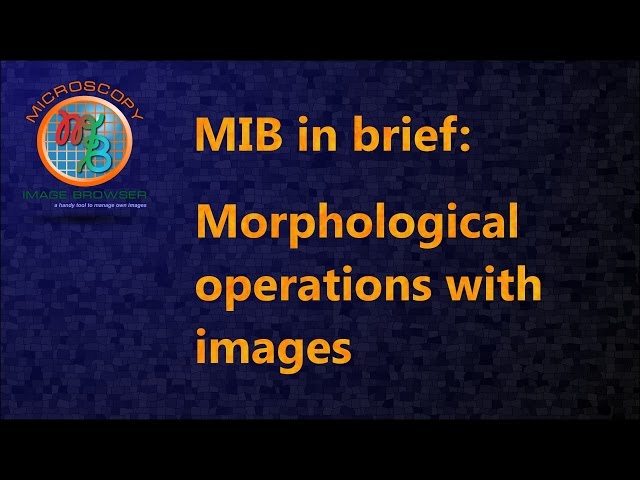 MIB in brief: Morphological operations with images