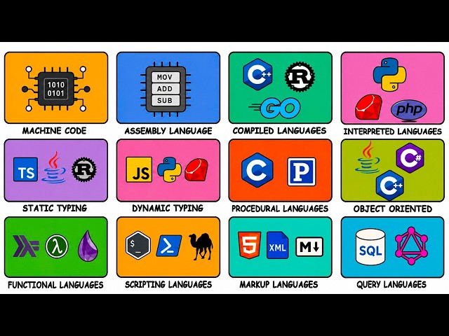 Every Programming Language Type Explained in 15 Minutes