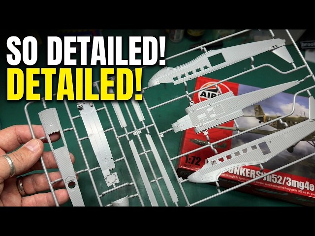 Airfix JU52/3mg4e 1/72 Scale Model Kit Unboxing and First Look!!