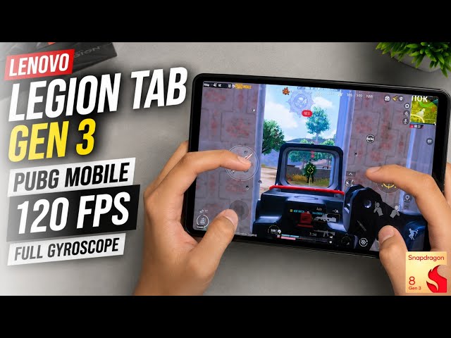 Lenovo Legion Tab Gen 3 PUBG Mobile 120 FPS Gaming Test 2026!