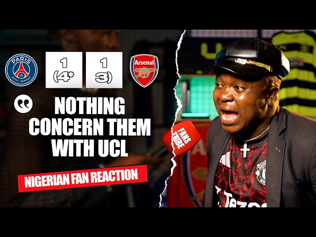 PSG 1-1 ARSENAL - PEN (4*-3) - ( Henry - NIGERIAN FAN REACTION) UCL FINAL 25/26