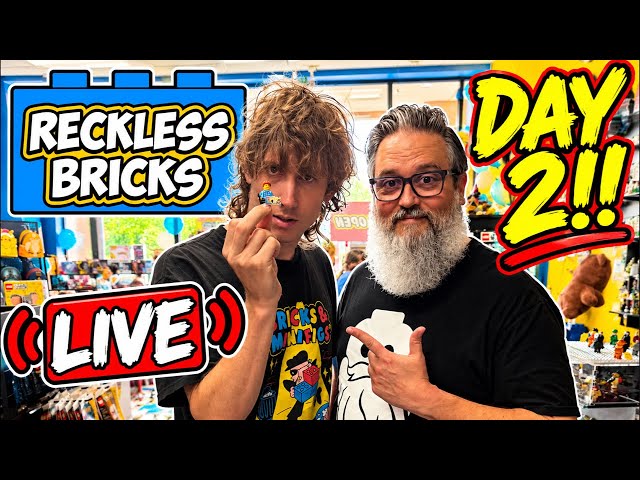 We’re BACK at Reckless Bricks! 🔴 LIVE — DAY 2!