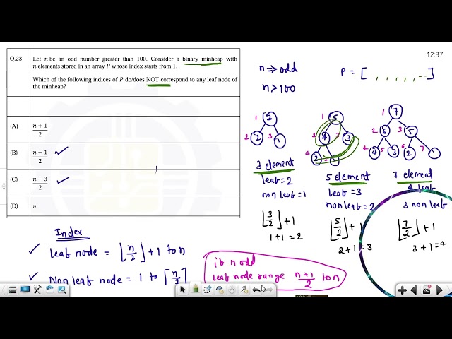 Data Structure | Tree | GATE 2026 | GATE CS & IT | GATE PYQ Solution | GATE Exam 