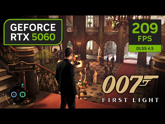 RTX 5060 on 007 First Light | 1080p, 1440p, 4K with DLSS 4.5!