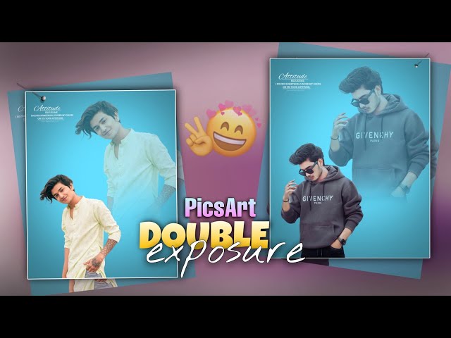 New PicsArt Dual Photo Editing | Trending Double Exposure Photo Editing Tutorial | PicsArt Tricks AI