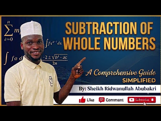 W2: Subtraction of Whole Numbers 