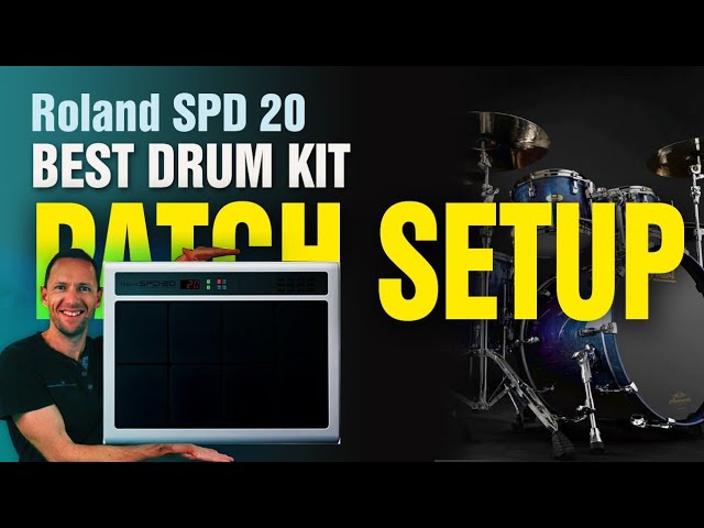 Roland SPD 20 drum new patch | Edit setup