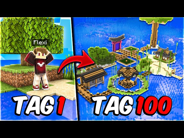 Ich überlebe 100 Tage Minecraft auf einer einsamen Insel [Film]
