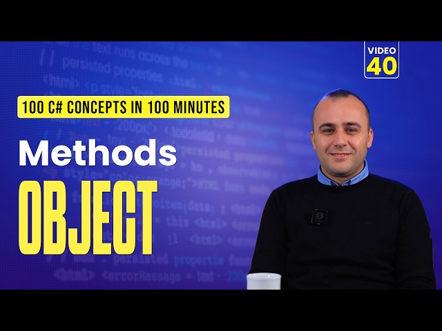 40. C# Object Methods | ToString, Equals, & GetHashCode