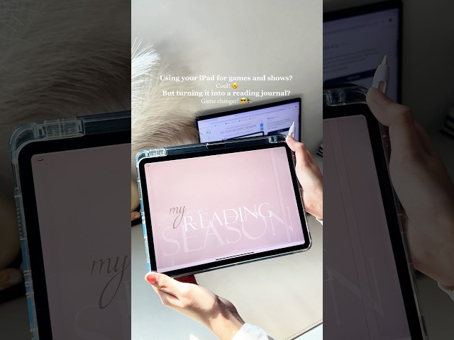Watch me turn my iPad into a digital reading journal 📚✍🏻✨ #ipad #readingjournal