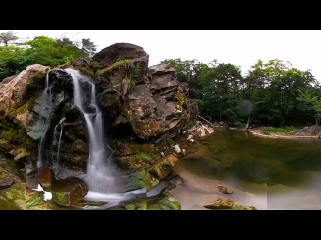 waterfall test (rough alignment) 360 VR