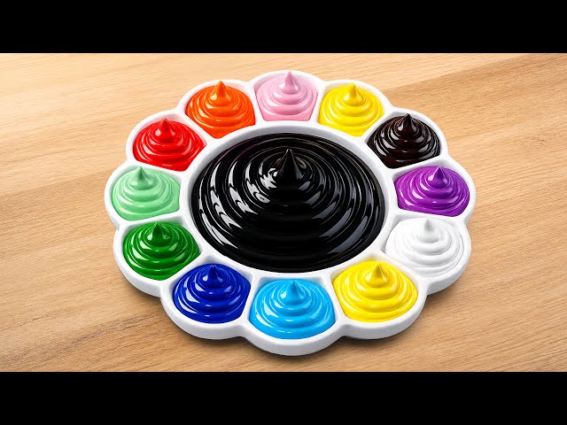 🤩I Mixed Just 4 Colors… The Results Are AMAZING | satisfying color mixing