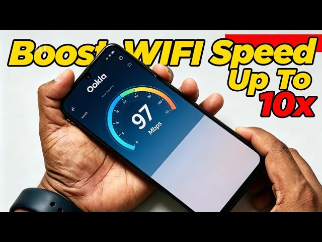 WiFi Speed Boost 15X Fastest | Fix Slow Internet 🛜 Secret Code (Hidden Wifi Settings)
