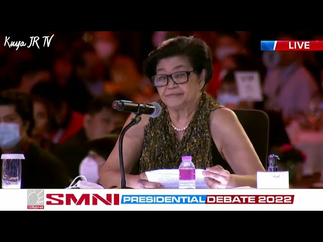 SMNI Presidential Debate 2022 ---------- BBM - SARA UNITEAM