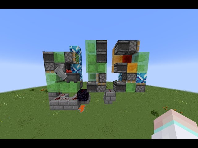 Auto-Targeting Ballistic Missile in Minecraft