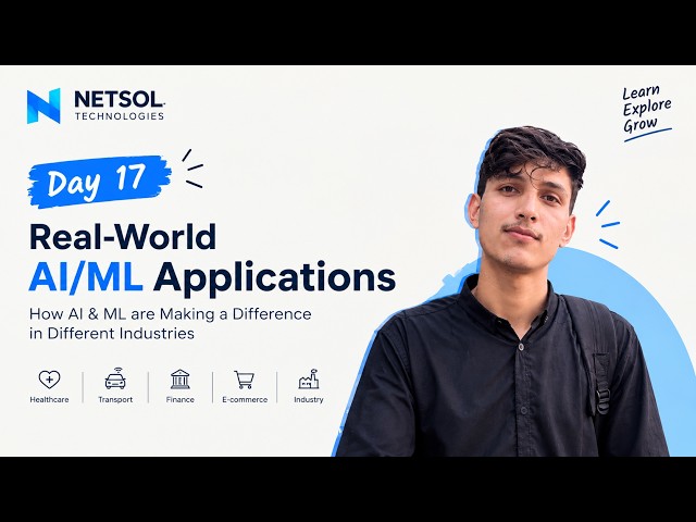 Day 17 at NETSOL  | Real-World AI & Machine Learning Applications | AI/ML Journey