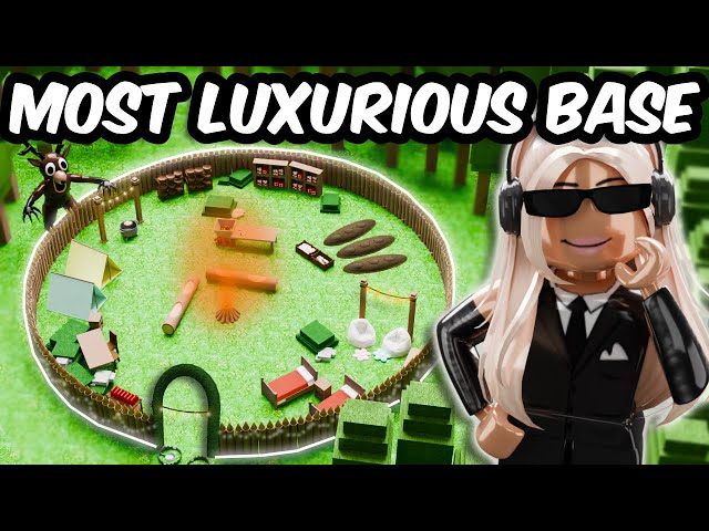 Building A LUXURIOUS Base In 99 NIGHTS IN THE FOREST