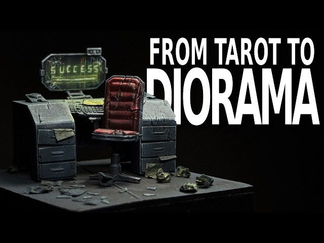 Turning Tarrot Cards into a DIORAMA | Diorama + Story