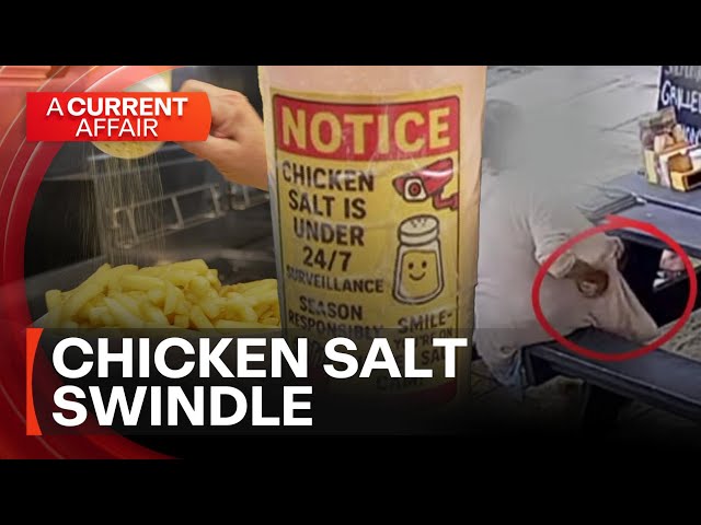 Why are customers stealing this takeaway store's salt? | A Current Affair