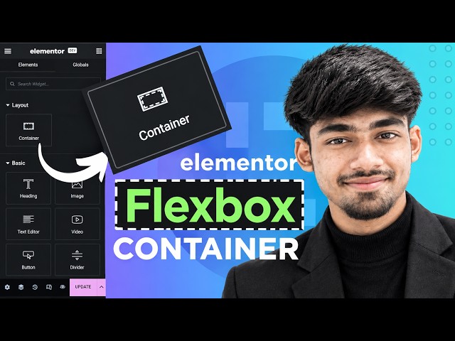 Learn elementor flexbox container in bangla