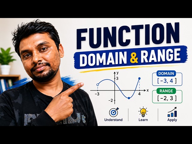 Function, Domain & Range Made Easy 🤯