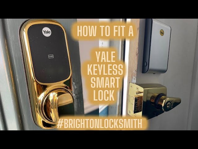 Installing a Yale Keyless Smart Lock - #yale #lock #locksmithlife #brighton #hove