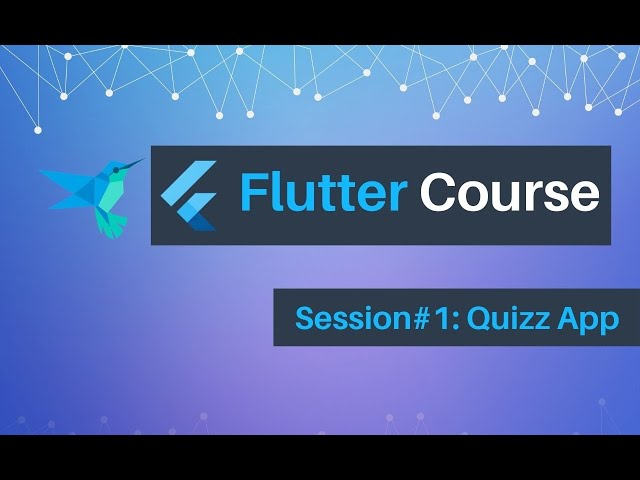 Flutter Course Session#1: Basic UI