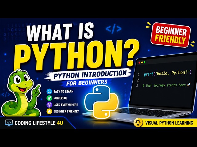 Python Introduction for Beginners | What is Python? | Learn Python the Easy Way