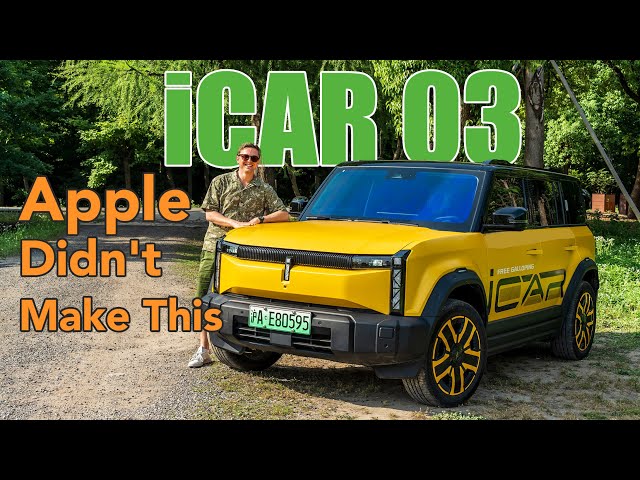 iCar 03: This Is Not The Apple Car (JAECOO J6)