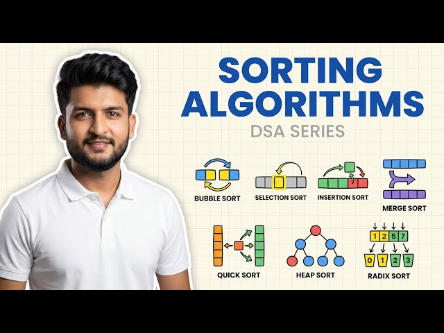 Merge Sort Explained in Simple Way | DSA Sorting Algorithm #5 | Time & Space Complexity