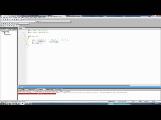 C Programming Tutorial 16, Arrays pt.1