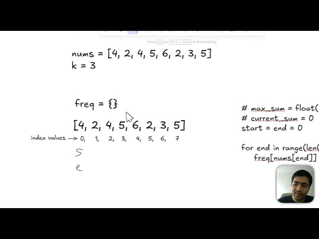 Maximum Sum of Distinct Subarrays With Length K | LeetCode 2461 | Python | DSA Walkthrough