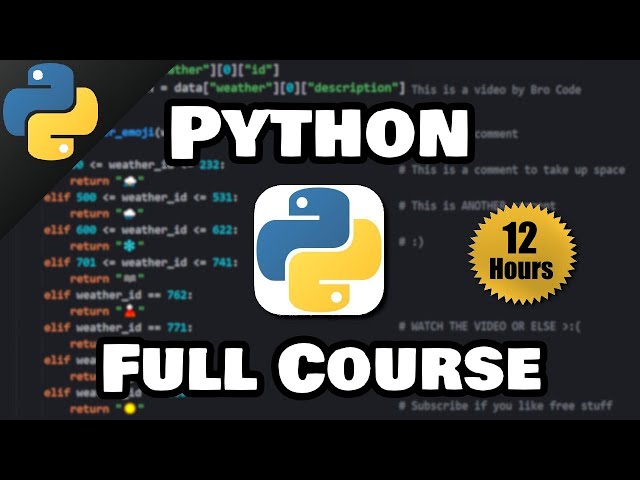 Python Full Course for free 🐍