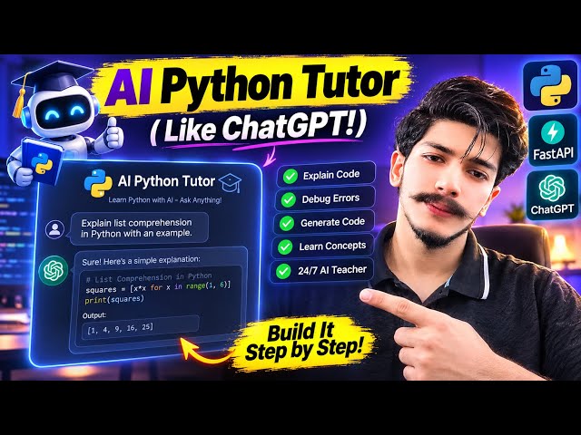 Build Your Own AI Python Tutor Using Python  (FastAPI + ML) 