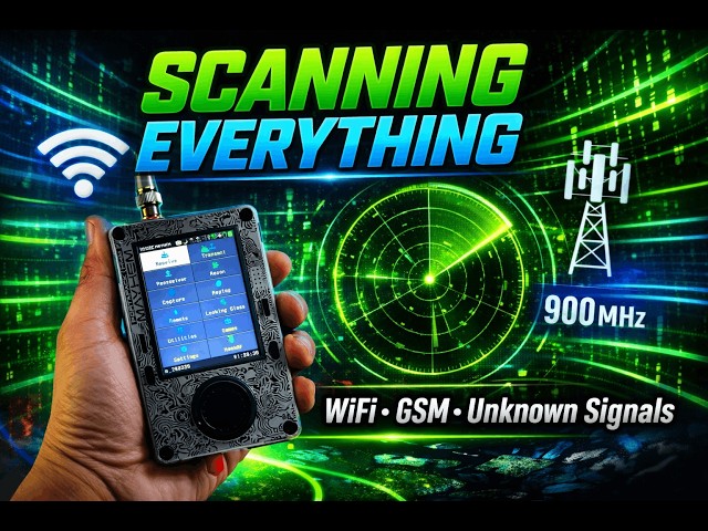 I Scanned EVERY Signal Around Me with HackRF PortaPack (WiFi, GSM, Hidden Frequencies!)