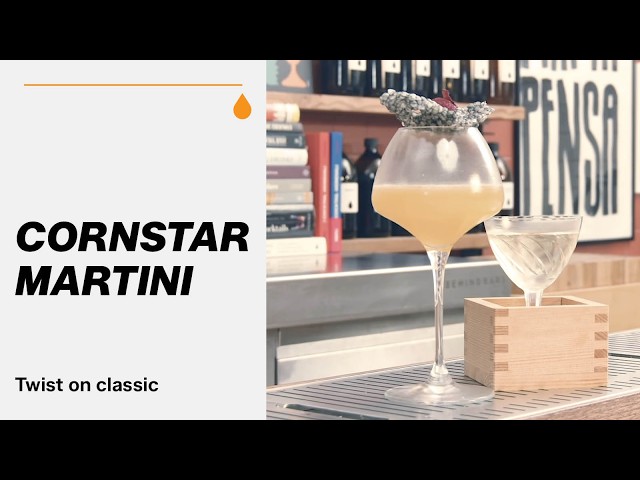 CornStar Martini: how to create a cocktail that looks good, tastes good, and is smart