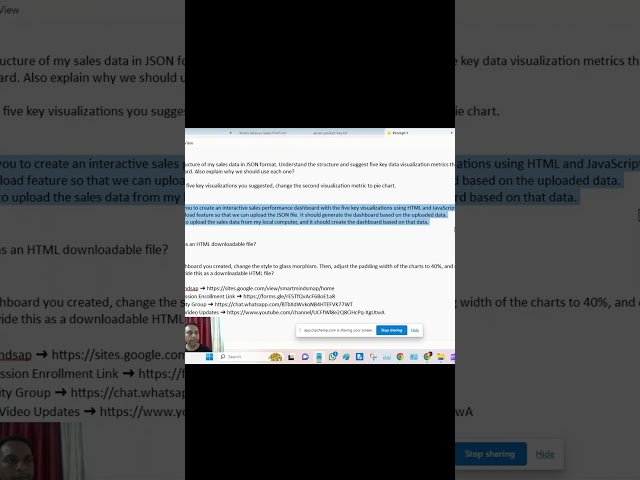 Visualize complex data for presentation with ChatGPT for 100% free