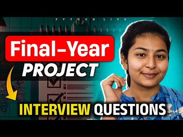 Final Year Project పై Interview లో అడిగే Questions ఇవే! | Freshers Interview Preparation 2026