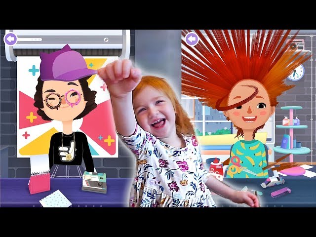 Adley App Reviews | Toca Hair Salon 3 | Ultimate Hair Cuts
